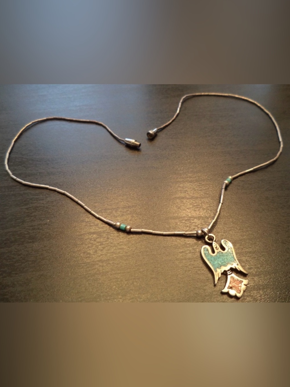 Turquoise Bird Pendant Necklace - Women Jewelry